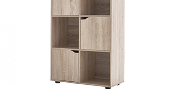 Tangkula 9-Cube Bookshelf, Freestanding Open Bookcase, Modern Cube Storage With Anti