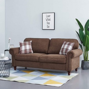 Troppo 3 Seater Fabric Sofa Settee