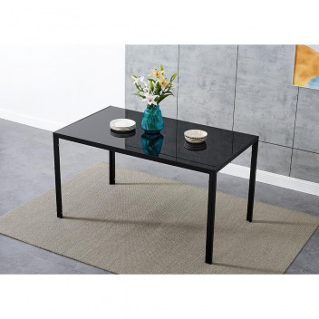 Finzerin Glass Dining Table,140cm
