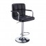 Cuban Bar Stool Gas Lift with Armrest Chrome Footrest Base Cuban Bar Stool Gas Lift with Armrest Chrome Footrest Base