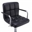 Cuban Bar Stool Gas Lift with Armrest Chrome Footrest Base Cuban Bar Stool Gas Lift with Armrest Chrome Footrest Base
