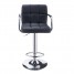 Cuban Bar Stool Gas Lift with Armrest Chrome Footrest Base Cuban Bar Stool Gas Lift with Armrest Chrome Footrest Base