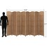 8 Panel Folding Room Divider Freestanding Screen Privacy Hand Made Wall Divider