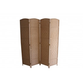 4 Panel Folding Room Divider Freestanding Screen Privacy Hand Made Wall Divider