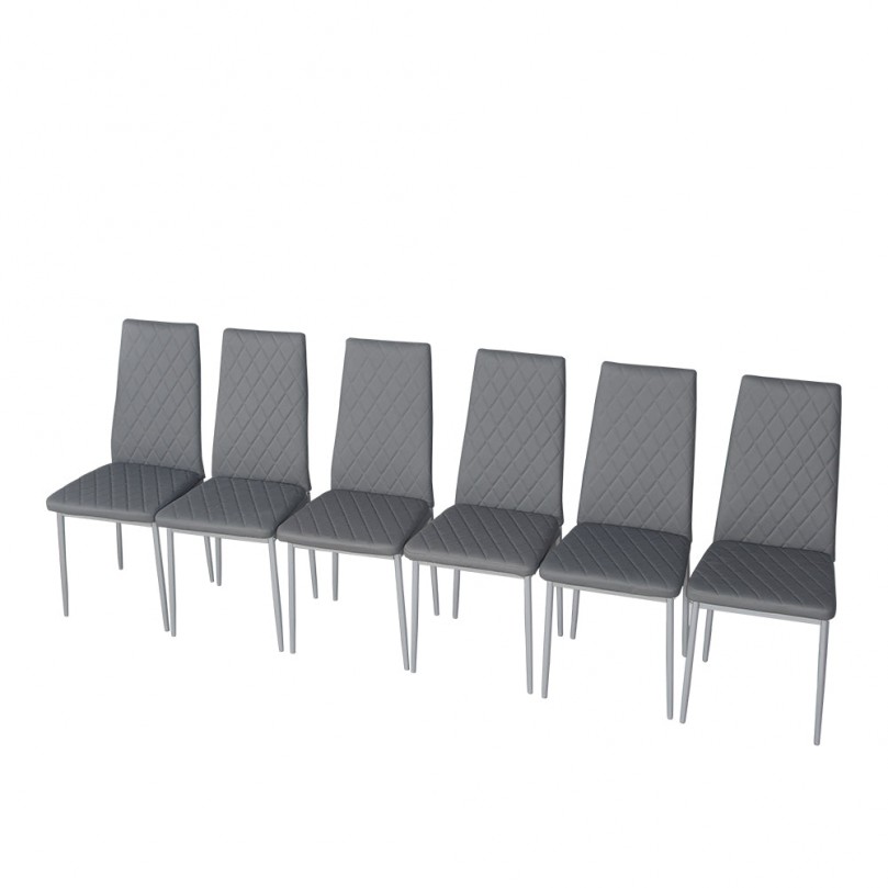 Neocent High Back Dining Chairs, Set of 6