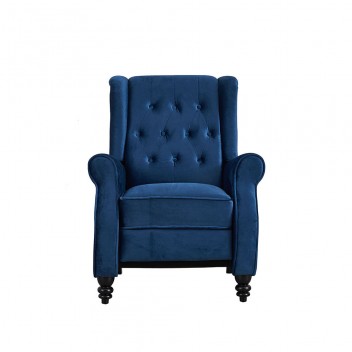 Blue Single Recliner Sofa
