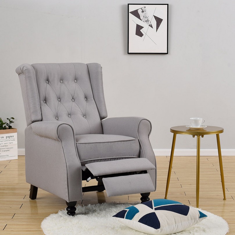 Blue Single Recliner Sofa Blue Single Recliner Sofa - Custom Alt by Opencart SEO Pack PRO