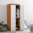 Double Door Wooden Wardrobe in White Double Door Wooden Wardrobe in White - Custom Alt by Opencart SEO Pack PRO