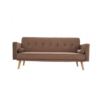 Faux Suede 3 Seater Sofa Bed
