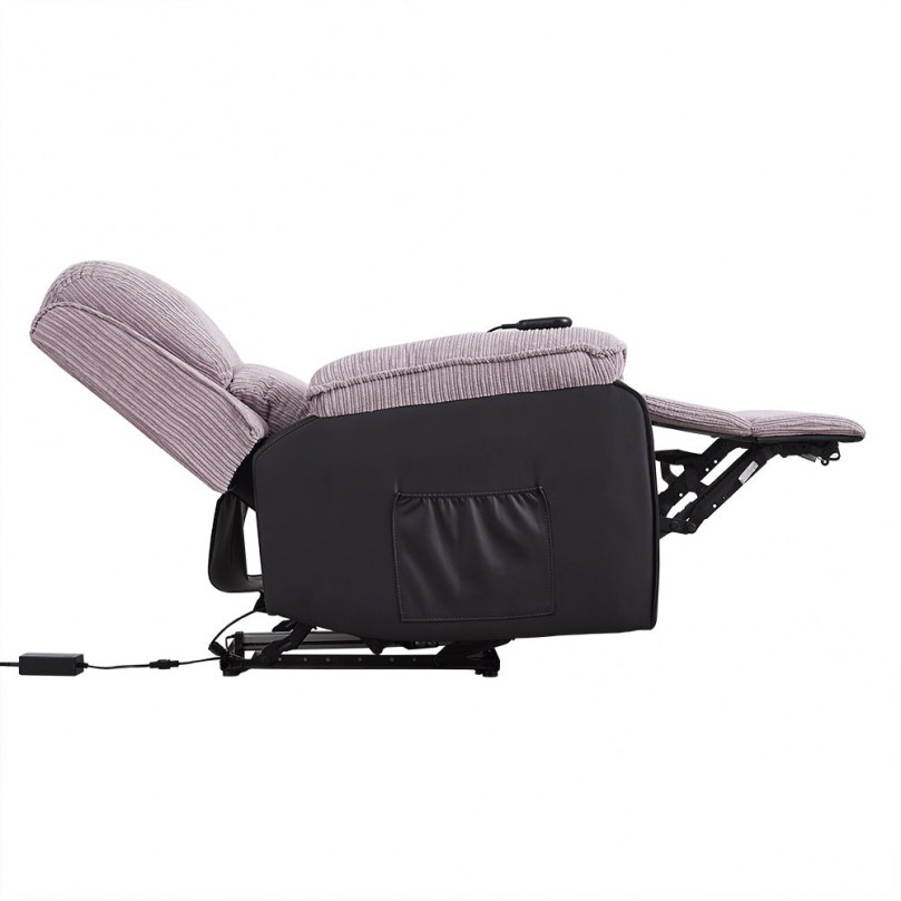 Grey Electric Armchair Recliner Sofa with Footstool Grey Electric Armchair Recliner Sofa with Footstool - Custom Alt by Opencart SEO Pack PRO