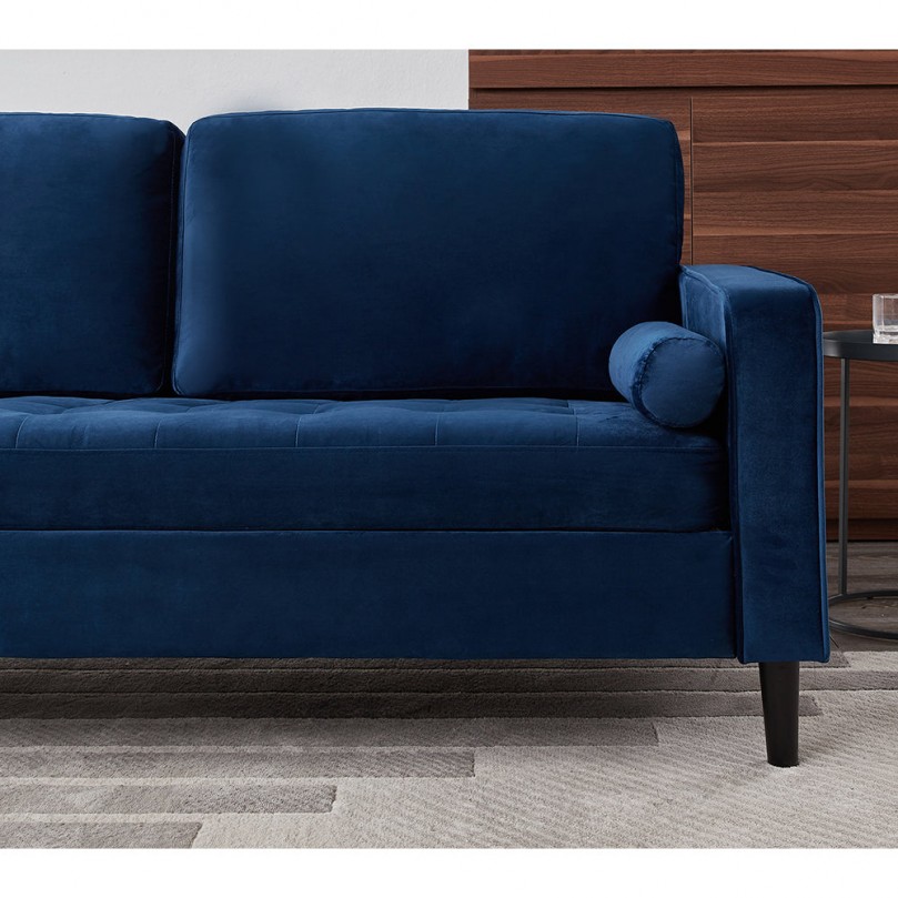 3-Seater Mordern Linen Fabric Corner Sofa
