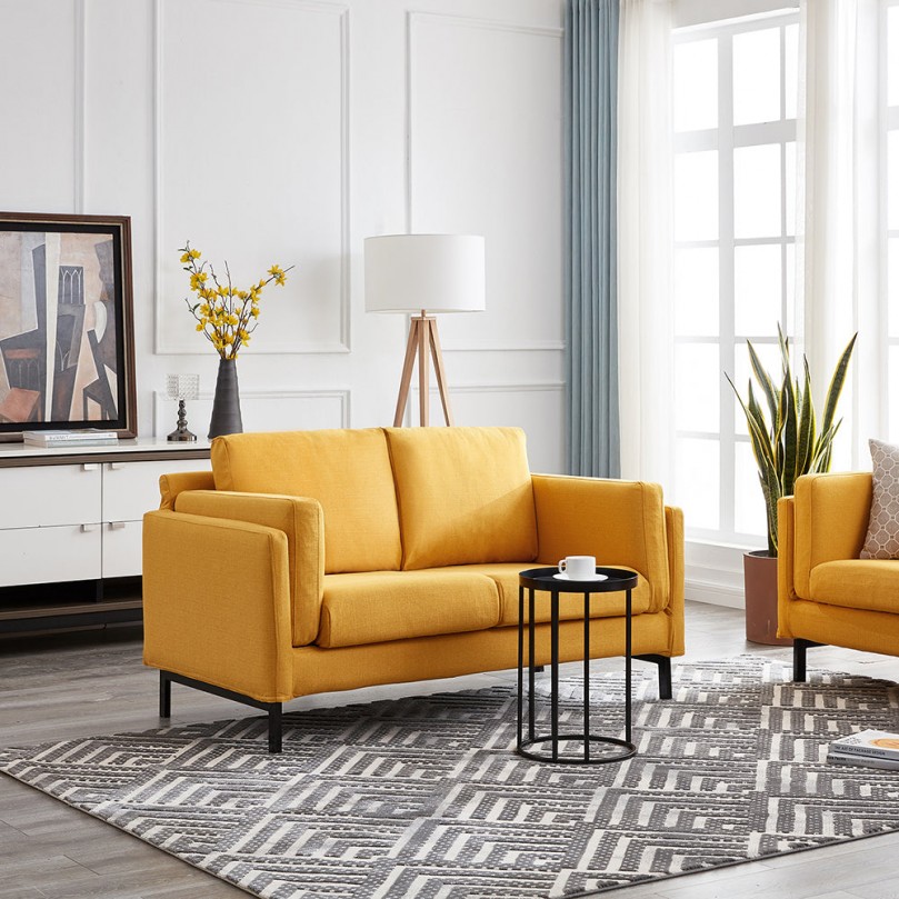 2 Seater Linen Fabric Sofa 2 Seater Linen Fabric Sofa