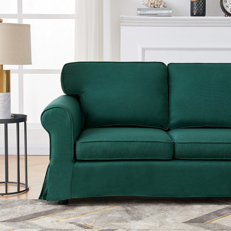 3-Seater Fabric Sofa for Living Room