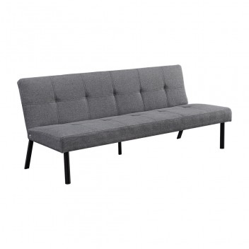 3 Seater Grey Sofa-Recliner