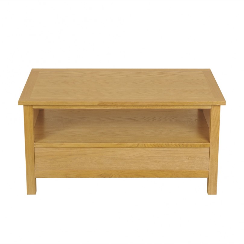 Solid Oak Coffee Table Storage Rack Drawer Light Solid Wood Living Room Solid Oak Coffee Table Storage Rack Drawer Light Solid Wood Living Room - Custom Alt by Opencart SEO Pack PRO