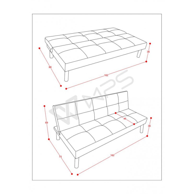 Fabric Sofa Bed Fabric Sofa Bed - Custom Alt by Opencart SEO Pack PRO