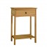 Kratoss 1-Drawer Pine Wood Bedside Table Kratoss 1-Drawer Pine Wood Bedside Table