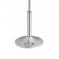 Swivel Adjustable Backless PU Bar Stool with Footrest