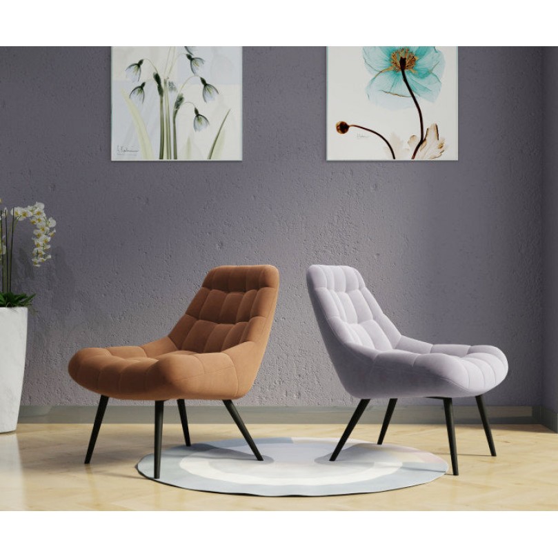 Florante Velvet Tufted Accent Chair Florante Velvet Tufted Accent Chair