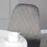Modern Gorgeous 105CM Glass Dinning Table with 4PCS Grey Velvet Fabric Dining Chairs Set Modern Gorgeous 105CM Glass Dinning Table with 4PCS Grey Velvet Fabric Dining Chairs Set