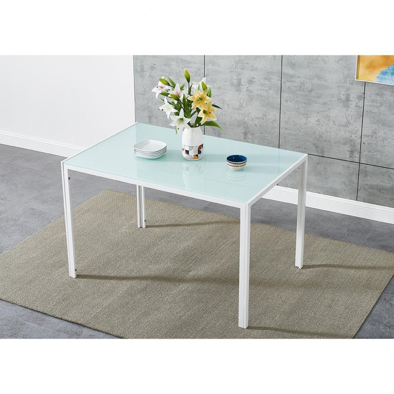 Finzerin Glass Dining Table,120cm Finzerin Glass Dining Table,120cm - Custom Alt by Opencart SEO Pack PRO