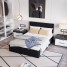 Double Bed Frame Divan Bed, Black Linen Fabric Storage Bed Base with Headboard and Drawers 4FT6 Double Bed Double Bed Frame Divan Bed, Black Linen Fabric Storage Bed Base with Headboard and Drawers 4FT6 Double Bed - Custom Alt by Opencart SEO Pack PRO