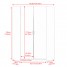 Modern Corner Wardrobe with Shelves Modern Corner Wardrobe with Shelves - Custom Alt by Opencart SEO Pack PRO