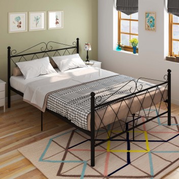 Solidray 4ft6 French Style Metal Bed Frame