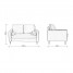 2-Seater Mordern Linen Fabric Corner Sofa 2-Seater Mordern Linen Fabric Corner Sofa