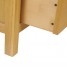 Oak TV Unit Stand Storage Rack Solid Wooden TV Cabinet W 110 * D 35 * H 50 cm