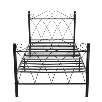 Solidray 3ft French Style Metal Bed Frame