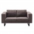 2 Seater Polyester Fabric Sofa with Iron Feet Modern Soft Corner Couch Settee