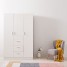 Triple Wardrobe with Drawers Triple Wardrobe with Drawers