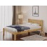 Solid Pine Wood Bed Frame with Strong Slats & Headboard Bedroom Furniture for Adults, Kids, Teenagers