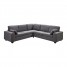 4 Seater Sofa L Shaped Corner Sofa Jumbo Cord Chenille Fabric Sofa Couch for Living Room Lounge Office Home Furniture, with 2 Free Cushions - Custom Alt by Opencart SEO Pack PRO