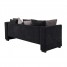 Modern 3 Seater Sofa Corner Sofa L Shaped Sofa Couch Settee with Footstool Fabric Sofa Left or Right Chaise Group Sofa Modern 3 Seater Sofa Corner Sofa L Shaped Sofa Couch Settee with Footstool Fabric Sofa Left or Right Chaise Group Sofa