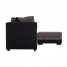 Modern 3 Seater Sofa Corner Sofa L Shaped Sofa Couch Settee with Footstool Fabric Sofa Left or Right Chaise Group Sofa