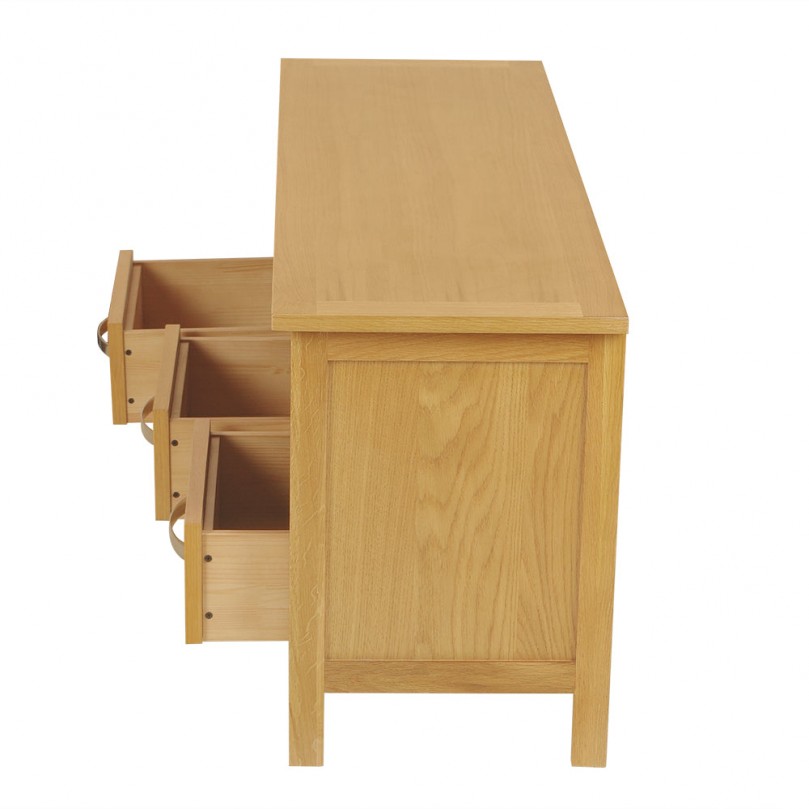 Oak TV Unit Stand Storage Rack Solid Wooden TV Cabinet W 110 * D 35 * H 50 cm Oak TV Unit Stand Storage Rack Solid Wooden TV Cabinet W 110 * D 35 * H 50 cm