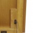 Oak Wooden Blanket Box Light Solid Wood Ottoman Chest Toy Storage Trunk W 90 x D 45 x H 45cm