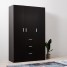 Triple Wardrobe with Drawers Triple Wardrobe with Drawers