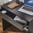 Small Oak Desk Computer Desk with Shelves