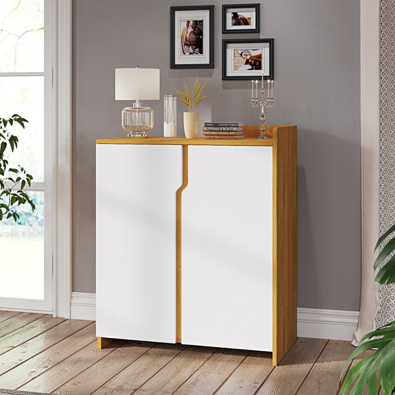 kitchen cupboard stands Side cabinet sideboard two doors with Shelf for dinging room,living room