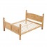 Corona Single & Double Bed, Solid Pine Wood beds End Bed Frame