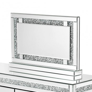 LED Bathroom Mirror, Vanity Mirror with Light,60 x 40 cmVertical & Horizontal Wall Mounted Mirror with Lights