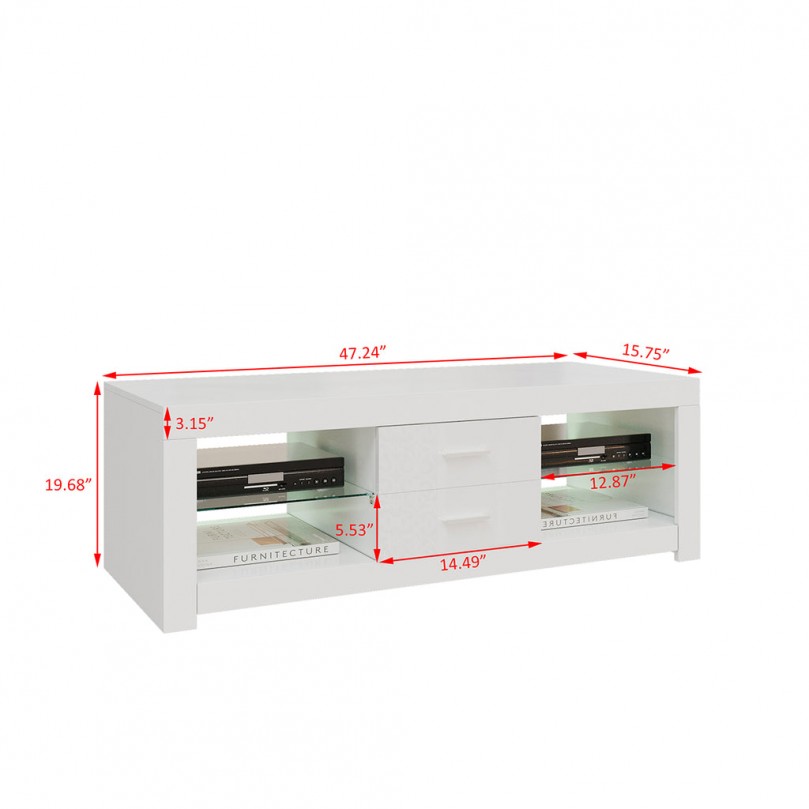 HoRizon 55-inch TV Stand with LED Lights HoRizon 55-inch TV Stand with LED Lights