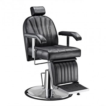 Salon Barber Chair, Classic Heavy Duty Hydraulic Styling Chairs Reclining Hairdressing Professional Barbers Haircut Chair For Salon Beauty Tattoo Shaving Beauty Equipment Black
