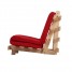 Solid Pine Wooden Frame Wooden Futon Set Small Recliner Chair for Children Teenagers Adults with Mattress Solid Pine Wooden Frame Wooden Futon Set Small Recliner Chair for Children Teenagers Adults with Mattress