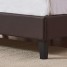 WooQu 5FT Faux Leather Pine Bed Frame WooQu 5FT Faux Leather Pine Bed Frame