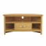 Oak Corner TV Stand Unit with Drawer storage rack Shelf Solid Wood Furniture Cabinet Oak Corner TV Stand Unit with Drawer storage rack Shelf Solid Wood Furniture Cabinet