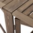 Hardwood Folding Dining Table, Wooden Drop Leaf Coffee Table Space Saving Desk Kitchen Dining Room Indoor Garden Outdoor